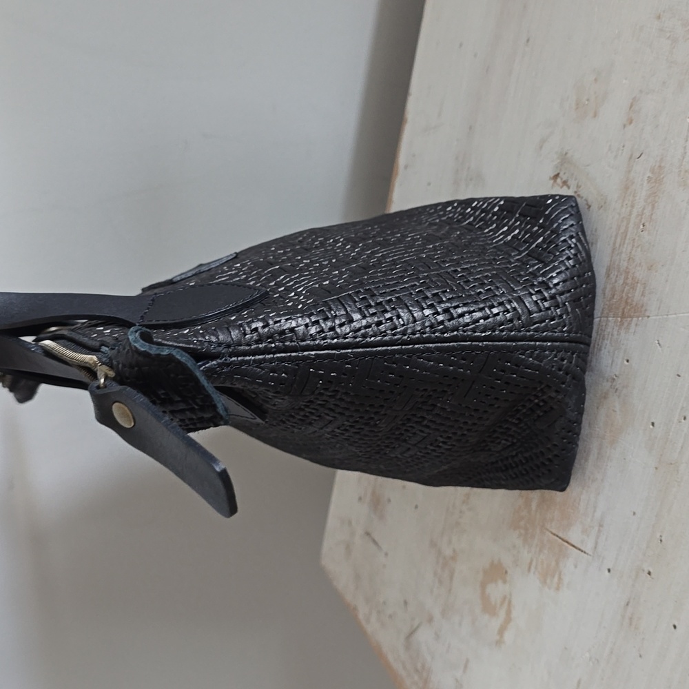 Parker Thach Small Charlie In Leather Black Basketweave - Picture 9 of 15